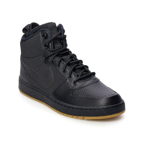 nike ebernon mid zwart|nike men ebernon mid sneakers.